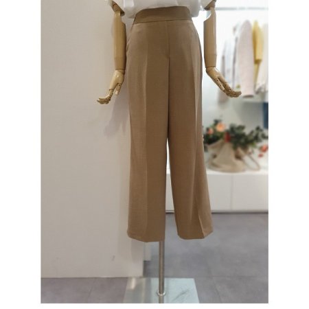 린넨일자뒷밴딩팬츠