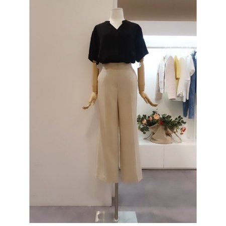 린넨일자뒷밴딩팬츠