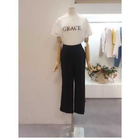 린넨일자뒷밴딩팬츠