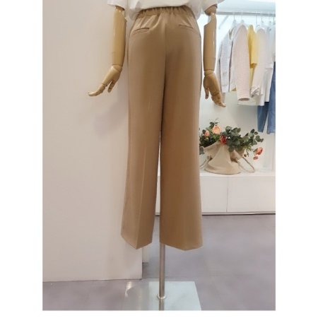 린넨일자뒷밴딩팬츠