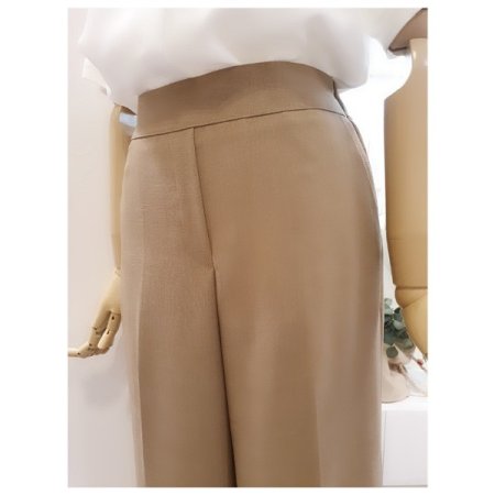 린넨일자뒷밴딩팬츠