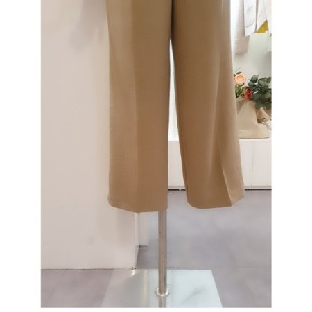 린넨일자뒷밴딩팬츠