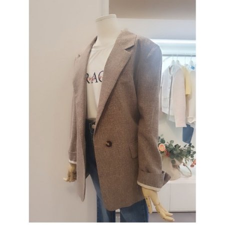 루즈핏린넨자켓