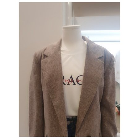 루즈핏린넨자켓