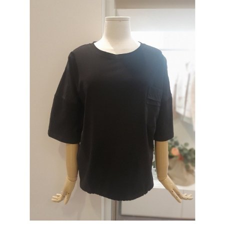 라운드루즈핏티셔츠