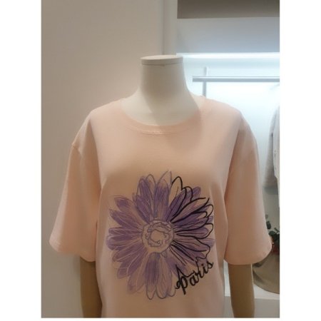 플라워프린팅티셔츠