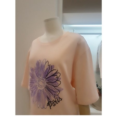 플라워프린팅티셔츠