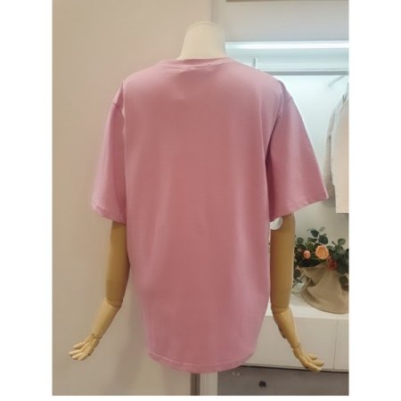 레터링라운드티셔츠