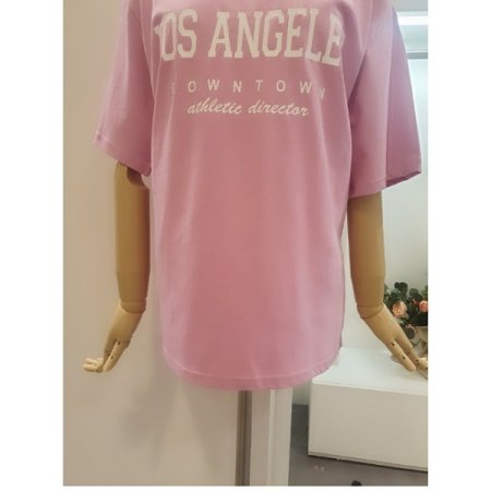 레터링라운드티셔츠