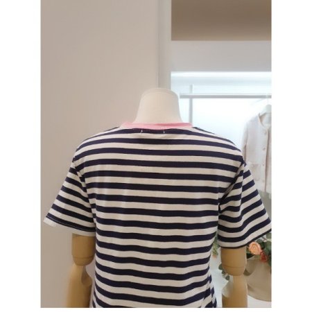 스트라이프반팔티셔츠