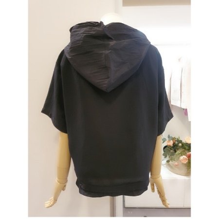 후드반팔티셔츠