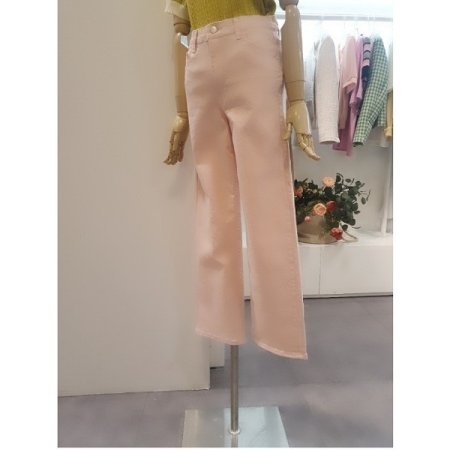 면일자스판팬츠