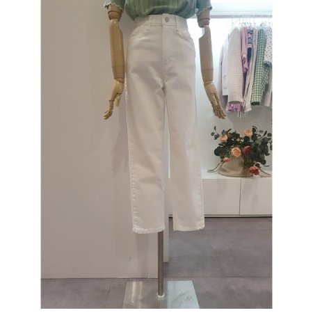 면일자스판팬츠