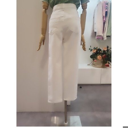 면일자스판팬츠