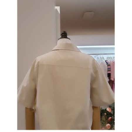 크롭지퍼반팔점퍼