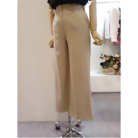 뒷밴딩일자팬츠