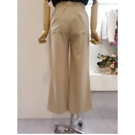 뒷밴딩일자팬츠