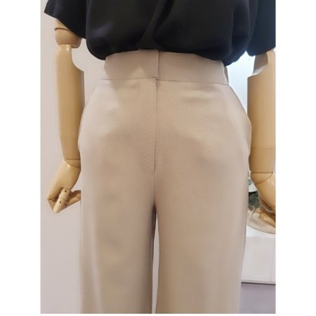 뒷밴딩일자팬츠