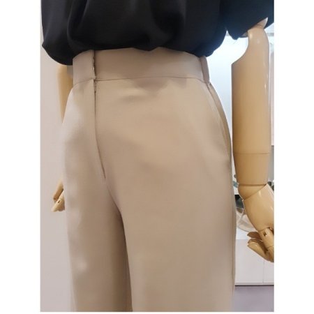 뒷밴딩일자팬츠