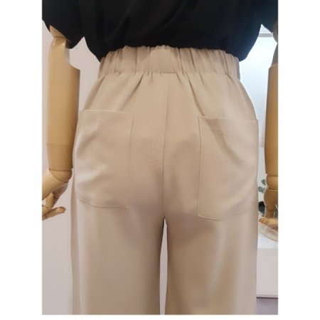 뒷밴딩일자팬츠