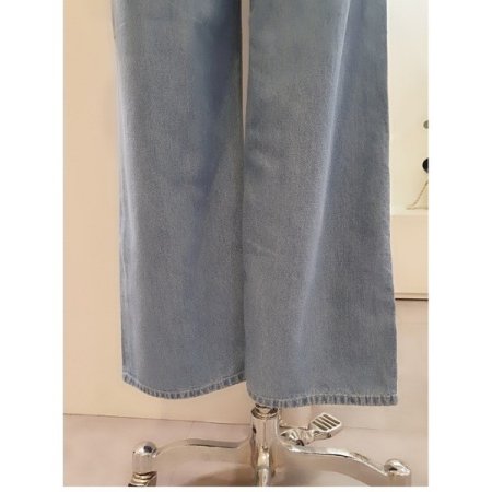 뒷밴딩일자데님팬츠