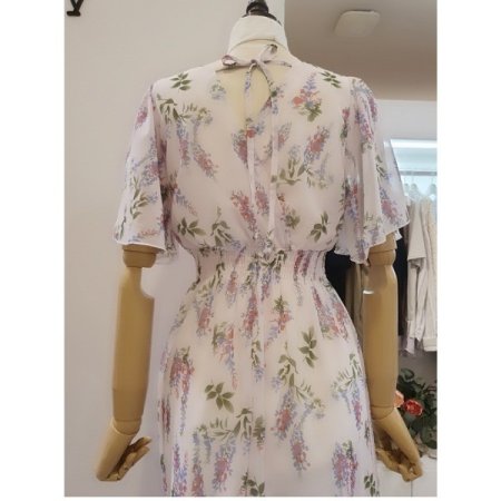 플라워롱쉬폰원피스