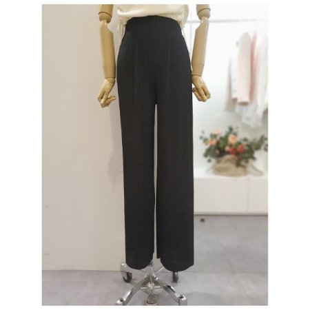 밴딩잔주름팬츠