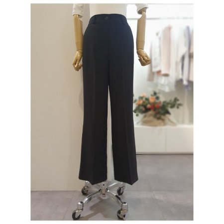 뒷밴딩일자린넨팬츠