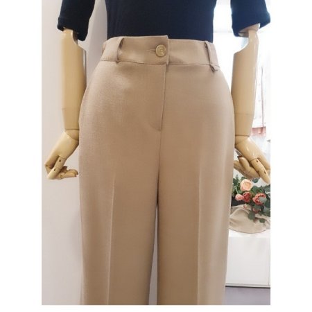 뒷밴딩일자린넨팬츠