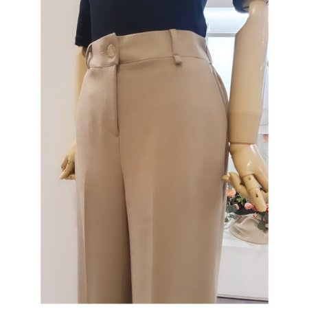 뒷밴딩일자린넨팬츠