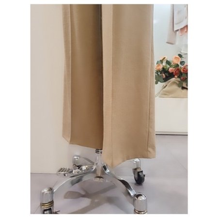 뒷밴딩일자린넨팬츠