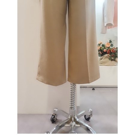 밴딩린넨일자팬츠