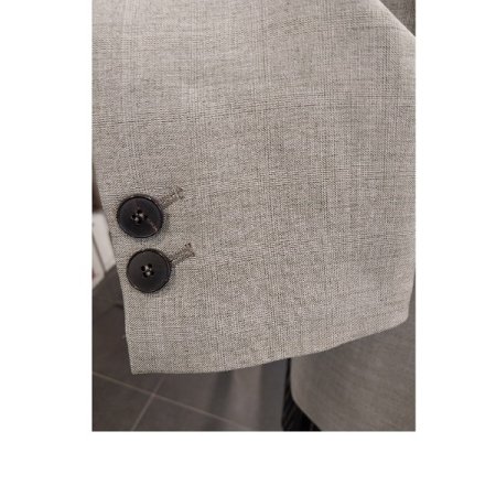 체크 원버튼 루즈핏 자켓