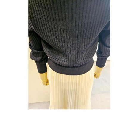 골지 배색 가디건