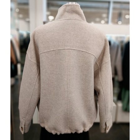 하이넥 블루종 자켓