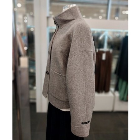 하이넥 블루종 자켓