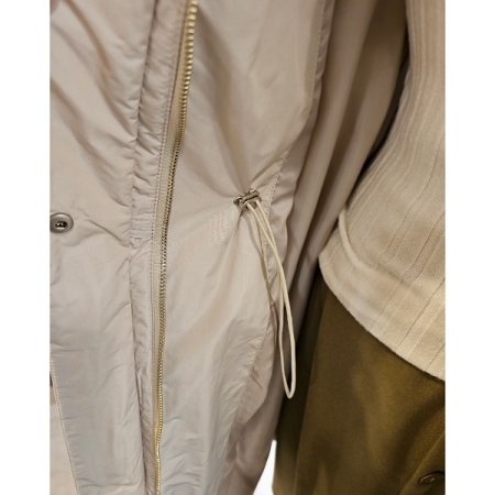 폭스 후드 플랩 롱 구스다운