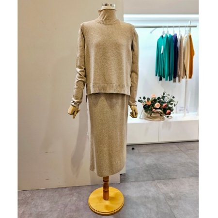 니트 쓰리피스 세트