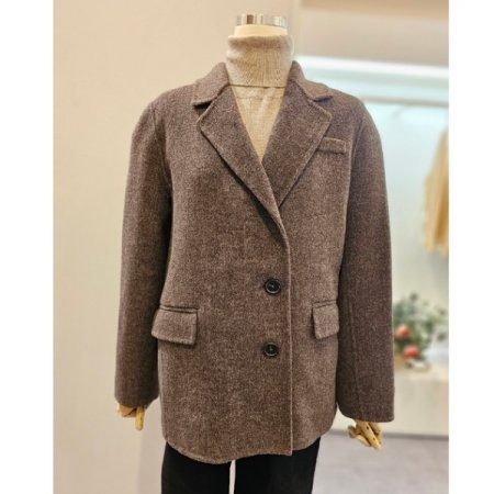 캐시미어투버튼핸드자켓