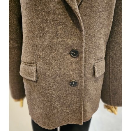 캐시미어투버튼핸드자켓