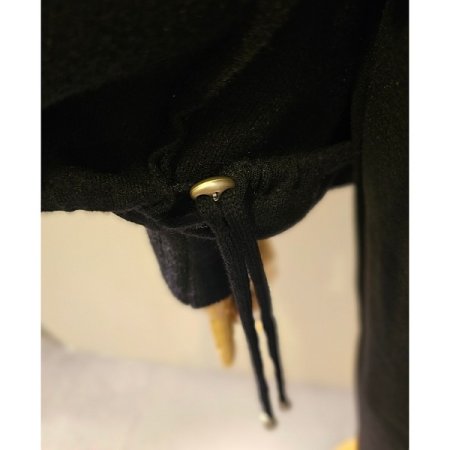 후드블루종가디건