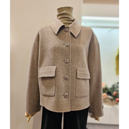 싱글버튼업모직자켓