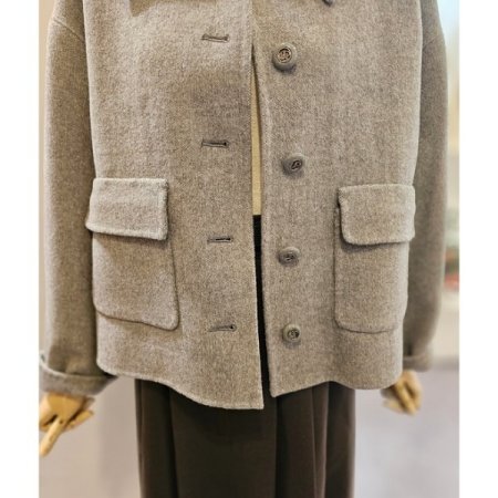 싱글버튼업모직자켓