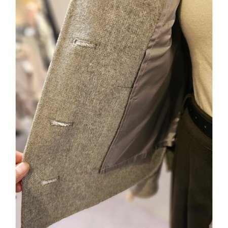 싱글버튼업모직자켓