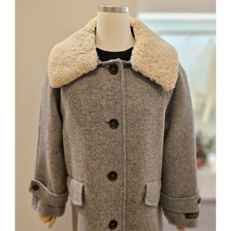 양털카라모헤어코트