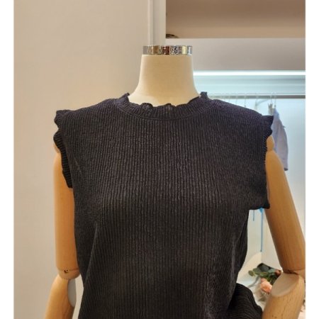 롤링 민소매 티셔츠