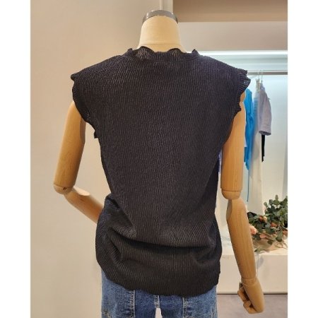 롤링 민소매 티셔츠