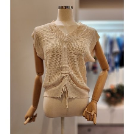 앞 스트링 그물 조끼