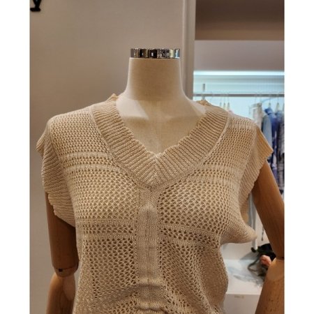 앞 스트링 그물 조끼