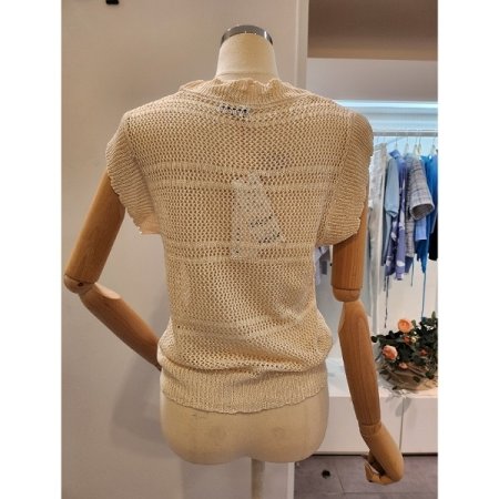 앞 스트링 그물 조끼